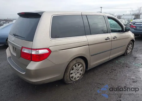 2006 Honda Odyssey Lx z USA, uszkodzony, nr VIN 5FNRL38276B049454